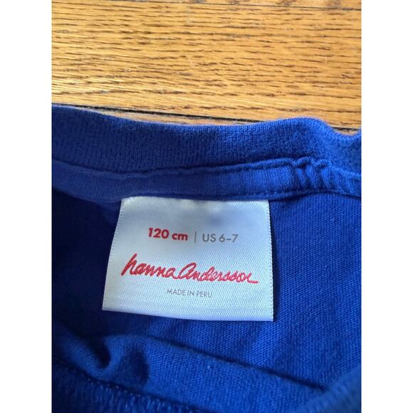 Hanna Andersson Boys' Submarine Shirt Size 6-7 - Picture 3 of 4